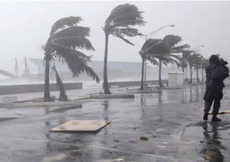 Typhoon Toraji hits Japan