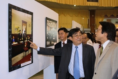 Long An  exposition photographique sur les relations de coopération Vietnam-Japon