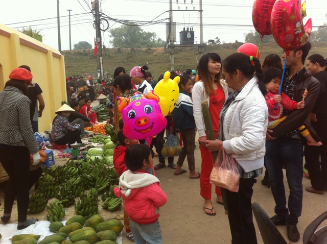 Chợ quê ngày Tết