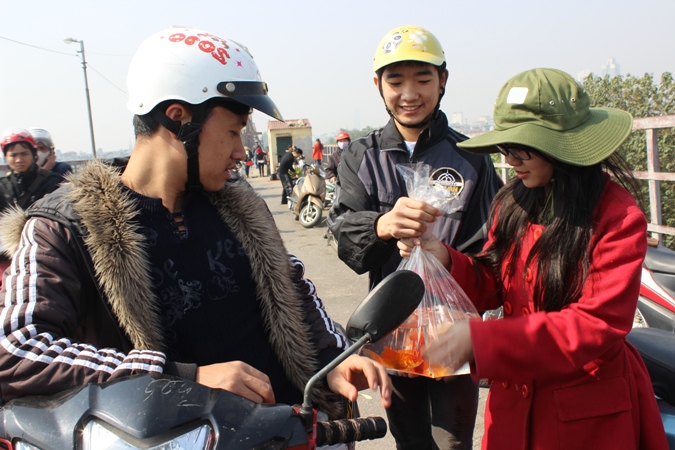 Tiễn ông Công ông Táo  Thả cá đừng thả túi