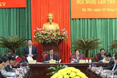 Hội nghị lần thứ 15 Ban Chấp hành Đảng bộ Thành phố Hà Nội khóa XV