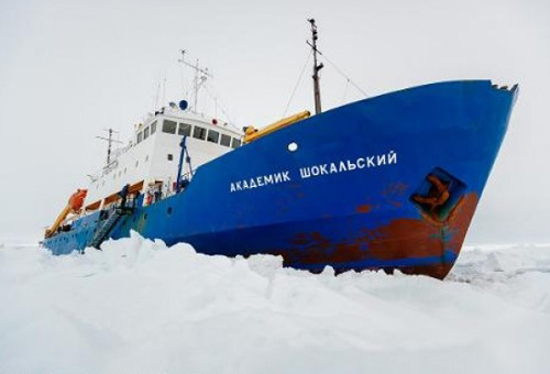 Passengers on trapped Russian ship return to Australia
