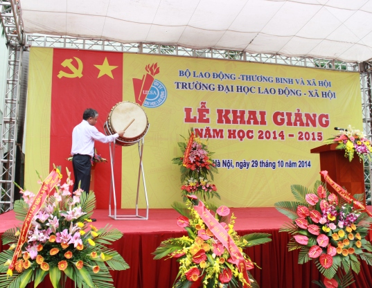 Trường Đại học Lao động - Xã hội khai giảng năm học mới