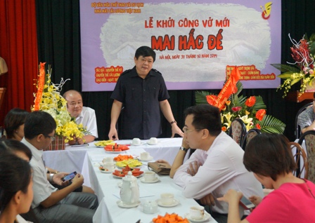 Tái hiện cuộc đời vị anh hùng dân tộc Mai Hắc Đế qua nghệ thuật cải lương