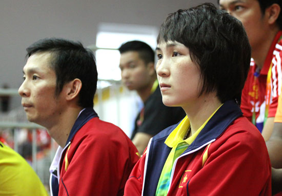 Tiến Minh và Vũ Thị Trang tham dự Giải cầu lông Pháp mở rộng