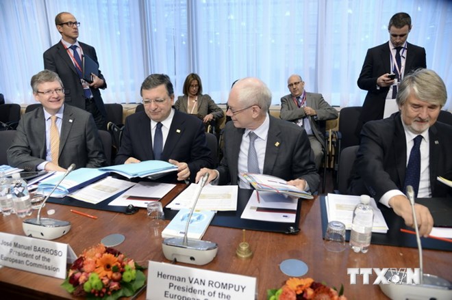 EU summit on climate change and Ebola