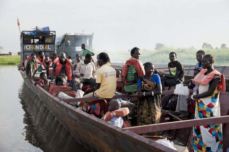 Liên hợp quốc di chuyển người tị nạn Nam Sudan đến nơi trú ẩn an toàn