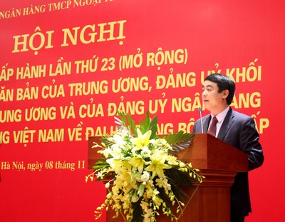 Đảng bộ ngân hàng Vietcombank triển khai kế hoạch Đại hội Đảng các cấp