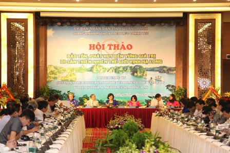 Hội thảo quốc tế “Bảo tồn, phát huy bền vững giá trị Di sản Thiên nhiên thế giới Vịnh Hạ Long”