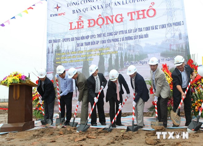 Khởi công Dự án TBA 110 kV Yên Phong 3 và đường dây đấu nối