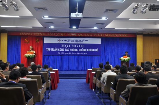 EVN tổ chức hội nghị tập huấn về công tác phòng, chống khủng bố