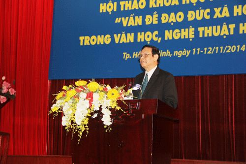Khai mạc Hội thảo khoa học toàn quốc “Vấn đề đạo đức xã hội trong văn học, nghệ thuật hiện nay”