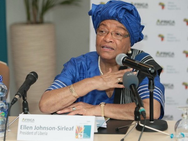 Liberian President sets goal for Ebola eradication