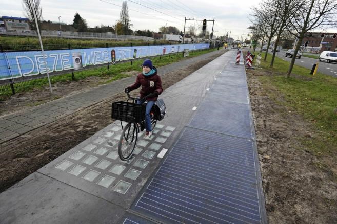 Netherlands opens solar road