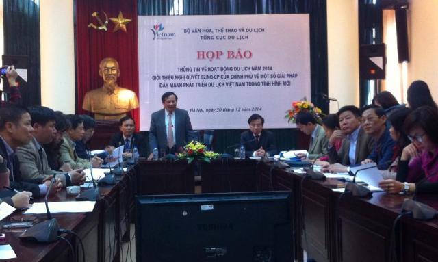 Gần 8 triệu lượt khách du lịch quốc tế đến Việt Nam trong năm 2014