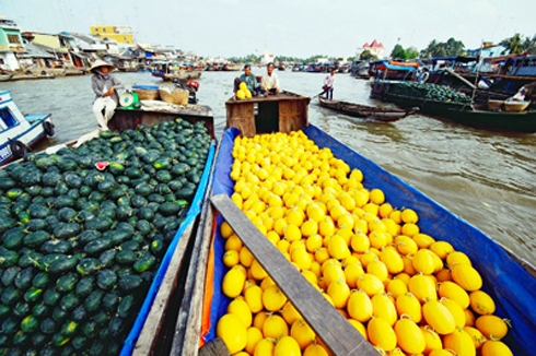 Le marché flottant de Cai Be, une destination touristique particulière au Sud-Ouest