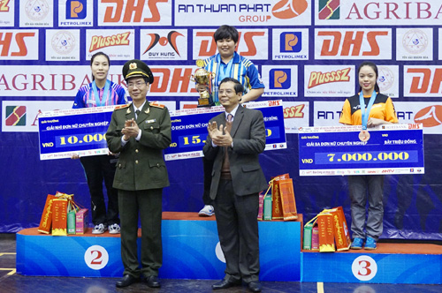 Bế mạc Giải vô địch Diễn đàn bóng bàn Việt Nam - Cúp Báo Công an nhân dân 2014