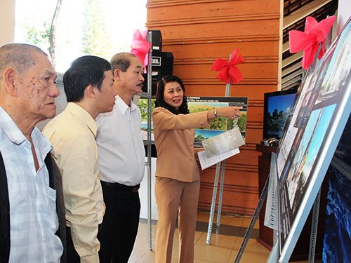 Hô Chi Minh-Ville  présentation des plans de la future zone commémorative des soldats tombés à Gac Ma-Truong Sa
