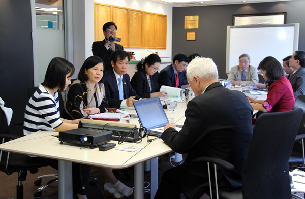Đoàn công tác tỉnh Vĩnh Phúc làm việc tại thành phố Auckland, New Zealand