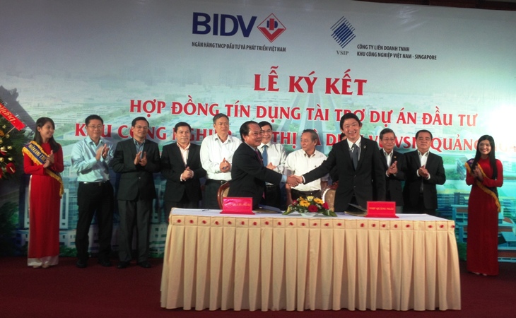 BIDV finances USD35 million to VSIP Quang Ngai