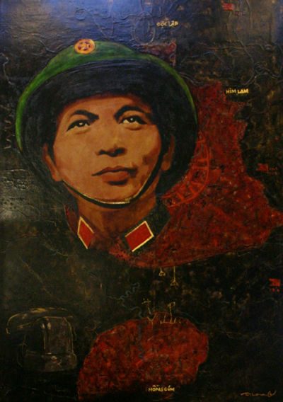 Images of heroic generals on display in Hanoi