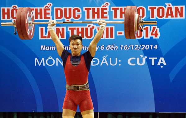 Kết thúc bộ môn Cử tạ - Đại hội Thể dục Thể thao toàn quốc lần thứ VII