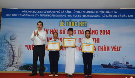 Đà Nẵng Tổng kết và trao giải cuộc thi “Viết về huyện đảo Hoàng Sa thân yêu”