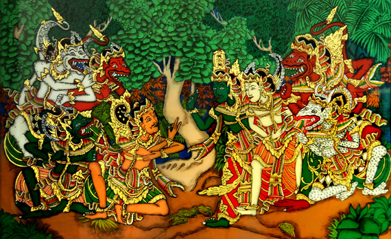 Nghệ thuật tranh kính Indonesia