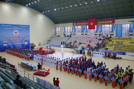 Khai mạc môn Võ thuật cổ truyền - Đại hội Thể dục thể thao toàn quốc lần thứ VII