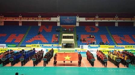 Khai mạc giải Bóng chuyền Đại hội TDTT toàn quốc lần thứ VII