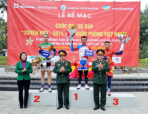 Kết thúc Cuộc đua xe đạp Xuyên Việt - 2014, Cúp Quốc phòng Việt Nam