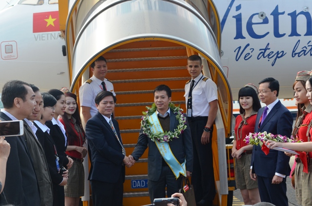 Da Nang international airport welcomes five millionth passenger