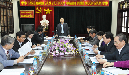 Hưng Yên Đánh giá kết quả thực hiện Quy chế dân chủ ở cơ sở