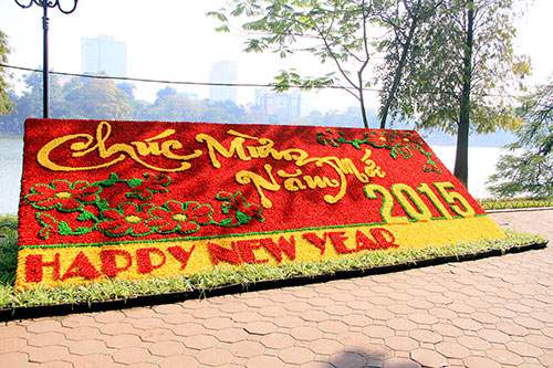 Atmosphere of New Year 2015 around the world