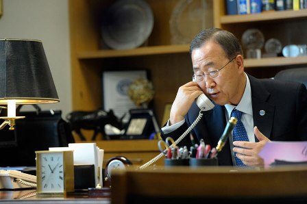 Ukraine Ban salue la conclusion d un accord entre le gouvernement et des groupes d opposition