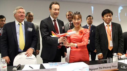 VietJetAir to add more than 100 Airbus single aisle aircrafts