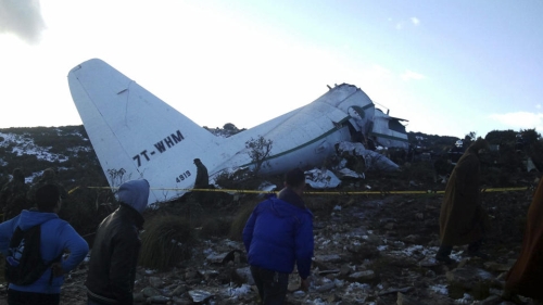 Army plane crashes in Algeria, dozens die