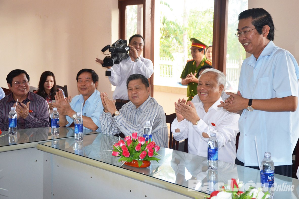 Phó Chủ tịch Quốc hội - Uông Chu Lưu thăm và làm việc tại tỉnh Bạc Liêu
