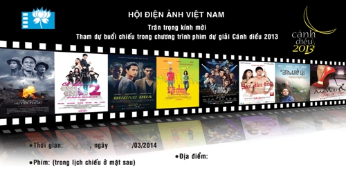 Chiếu miễn phí 13 phim dự Giải Cánh diều 2013