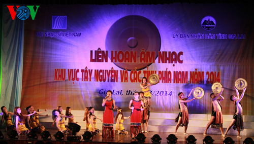 Bế mạc Liên hoan âm nhạc khu vực Tây Nguyên và các tỉnh phía Nam năm 2014
