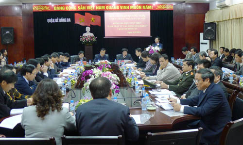 Bí thư Thành ủy Hà Nội kiểm tra việc triển khai “Năm trật tự và văn minh đô thị 2014”