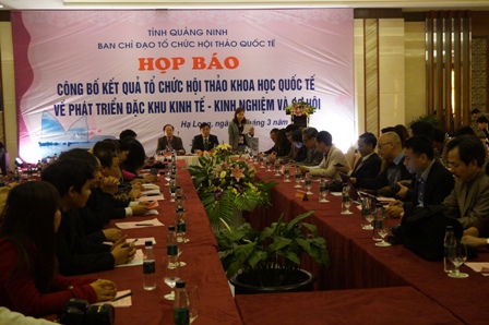 Công bố kết quả “Hội thảo Khoa học Quốc tế về phát triển Đặc khu kinh tế - kinh nghiệm và cơ hội”
