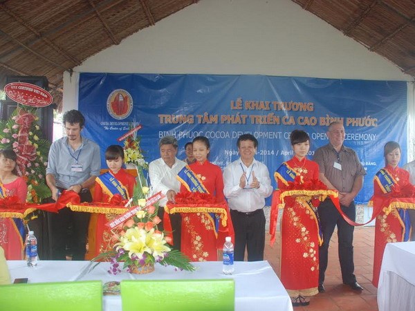 Cacao development centre opens in Binh Phuoc