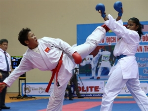 Vietnam first at Southeast Asia Karatedo competition