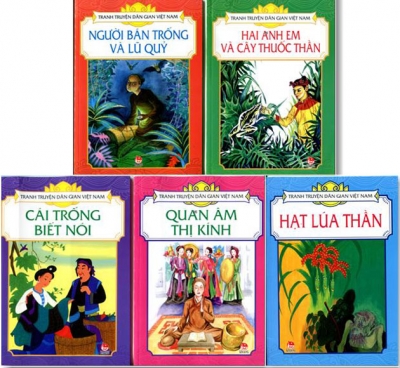 Thêm 5 tác phẩm truyện tranh dân gian dành cho thiếu nhi