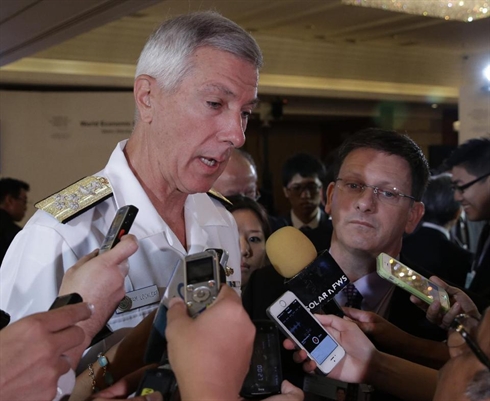 Mer Orientale Un commandant américain met en garde