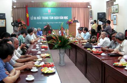 Center for Literary Translation makes debut in Hanoi