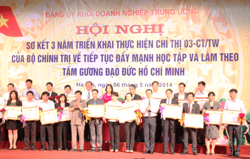 Đảng ủy Khối Doanh nghiệp Trung ương Sơ kết 3 năm thực hiện Chỉ thị 03-CT TW của Bộ Chính trị