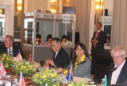 Ouverture de la réunion des ministres sur le TPP à Singapour