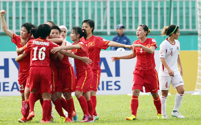 Football féminin  victoire précieuse pour le Vietnam au Championnat d’Asie